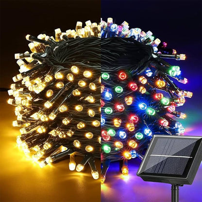 Guirnalda Solar 20 Metros – 170 LED (Promo 2×1 = 40M y 340LED en TOTAL 🤯)