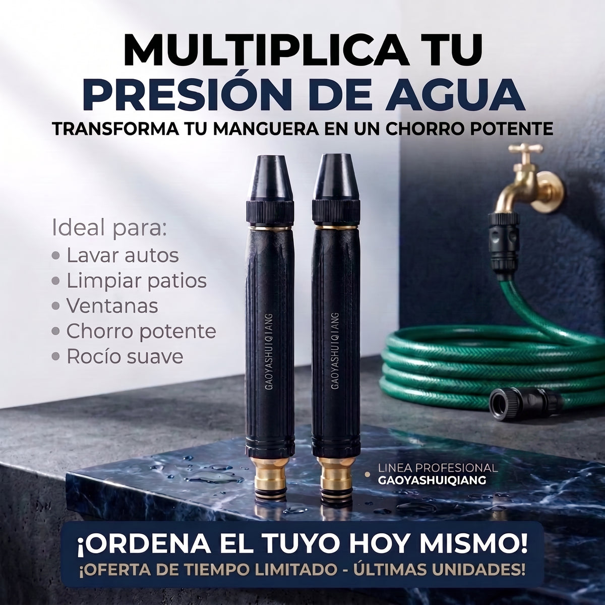 Boquilla AquaBronce™ de Alta Presión