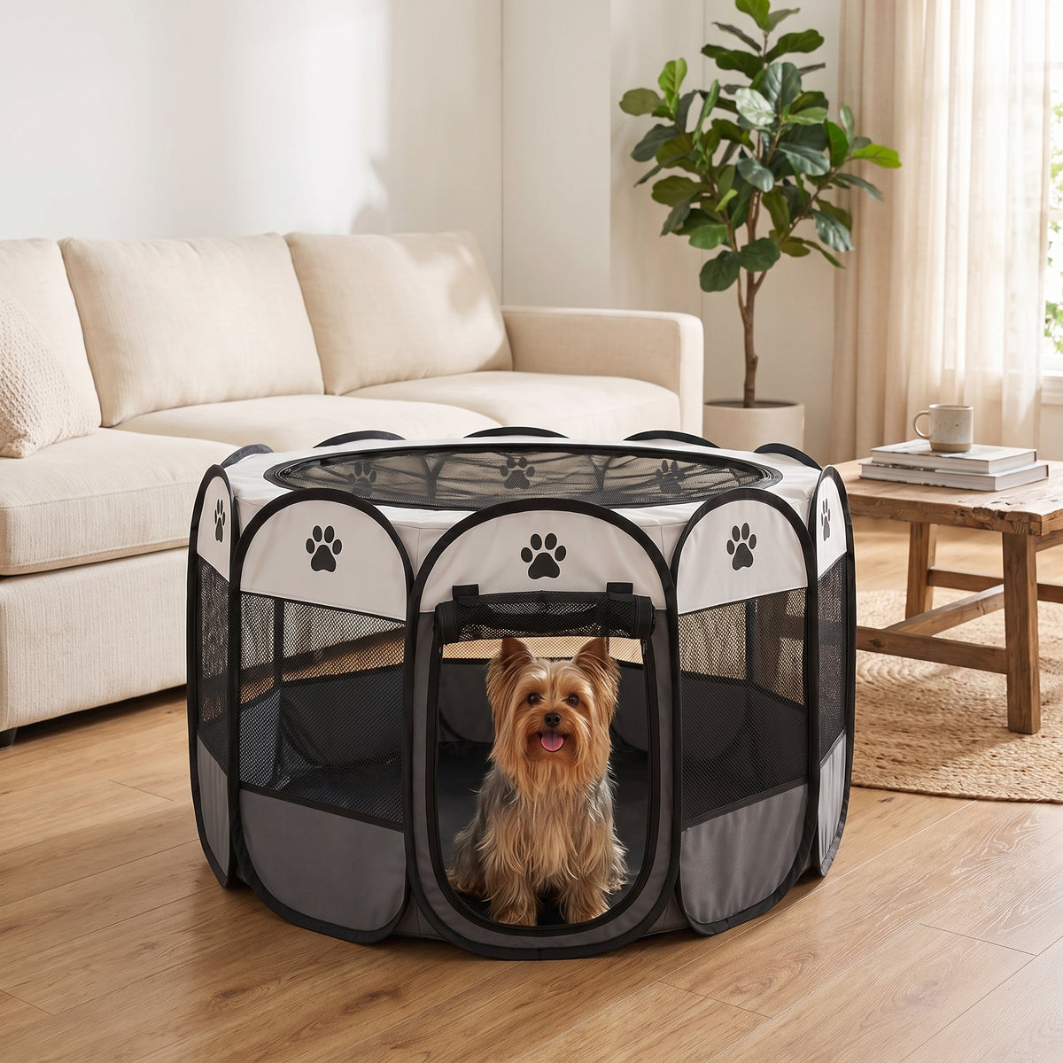 Corral Premium Plegable PetSpace™ + E-book " Nutrición Perfecta para tu Mascota"  🐾GRATIS.