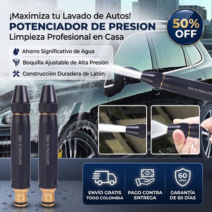 AquaBronce™ – Boquilla de Alta Presión: Tu Manguera se Convierte en Hidrolavadora