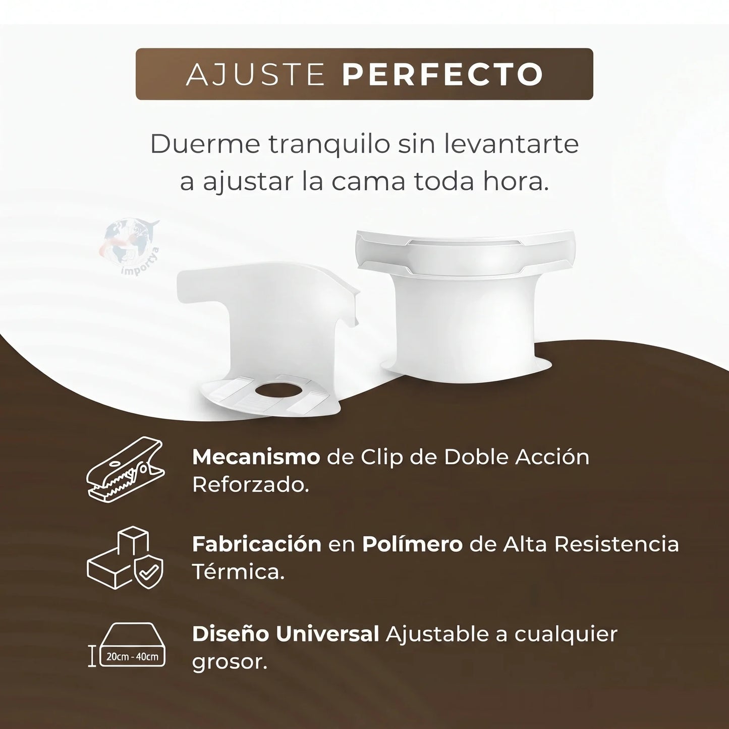 Sistema Premium de Sujeción para Sábanas - 4 Unidades