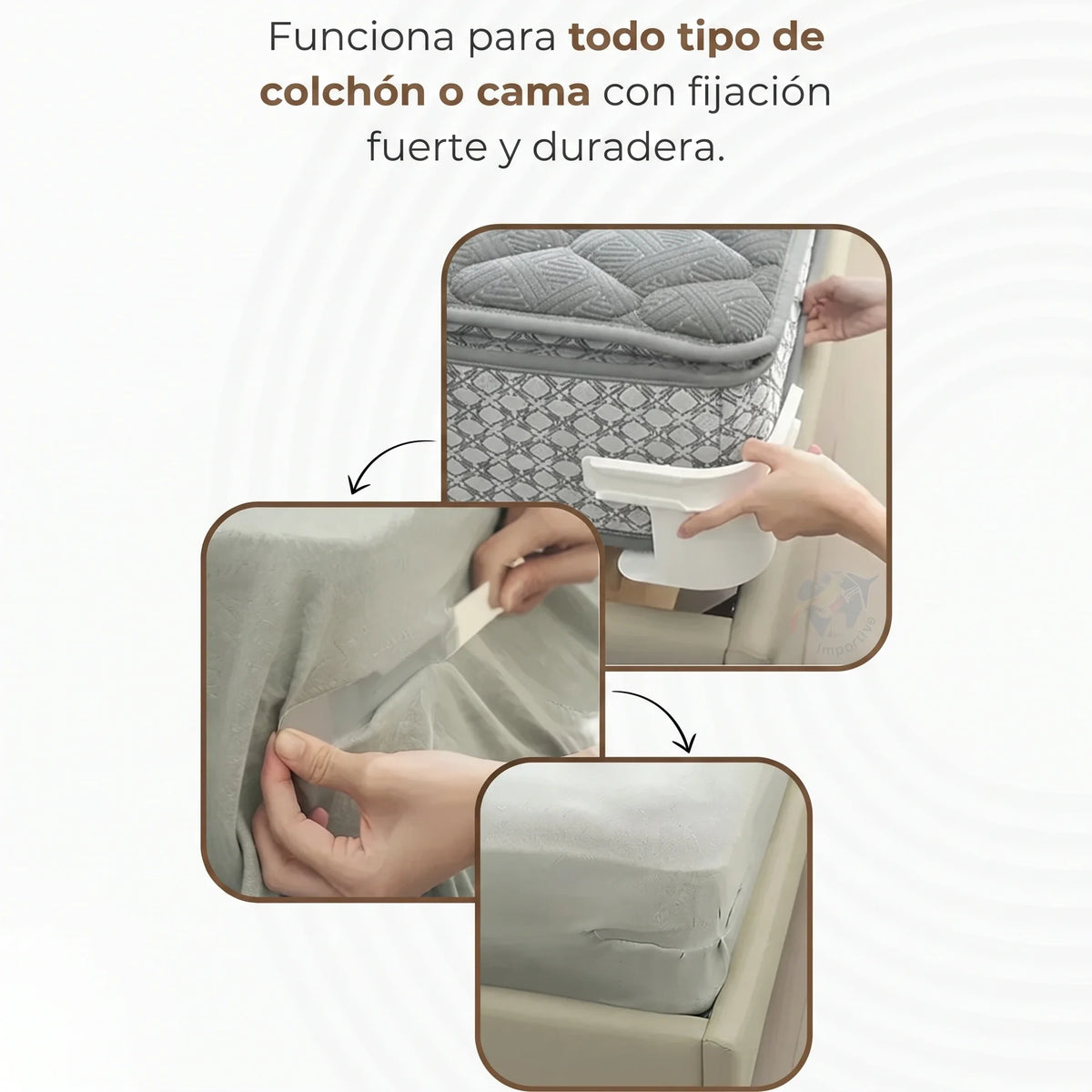 Pack Sistema Premium de Sujeción para Sábanas + E-book "La Mente sin Conflicto" 🕯️GRATIS. ✦