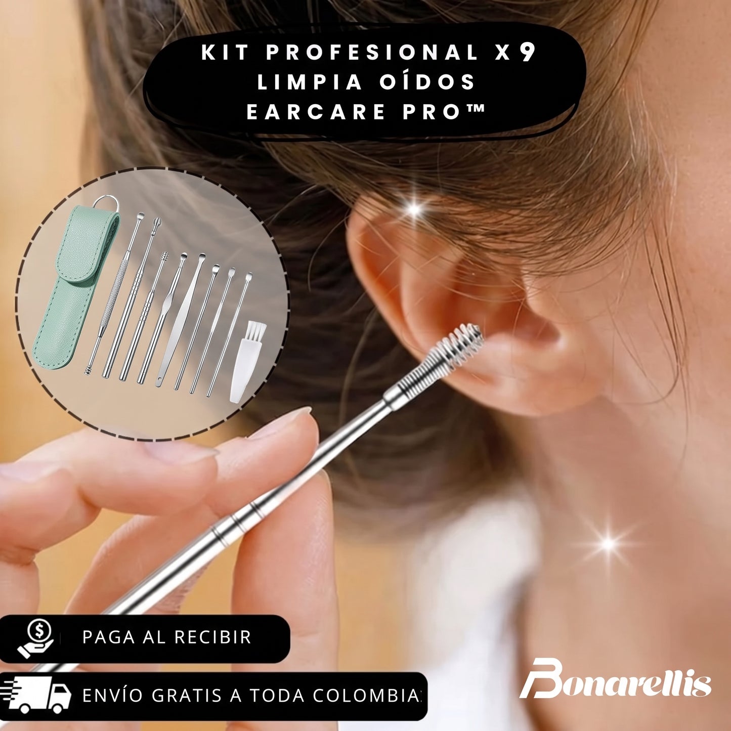 Kit Profesional 9 en 1 Limpia Oídos | EarCare Pro™