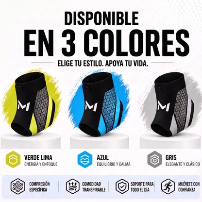 MaxionPro™ - Pack Tobillera Premium con Compresión Terapéutica