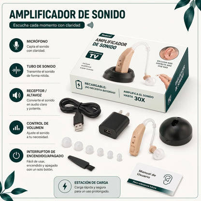 VividPro™ - Escucha con Total Claridad - RECARGABLE