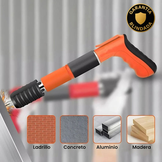 Pistola Fijadora de Clavos Portátil (Kit Protector y 20 Clavos Gratis🎁)