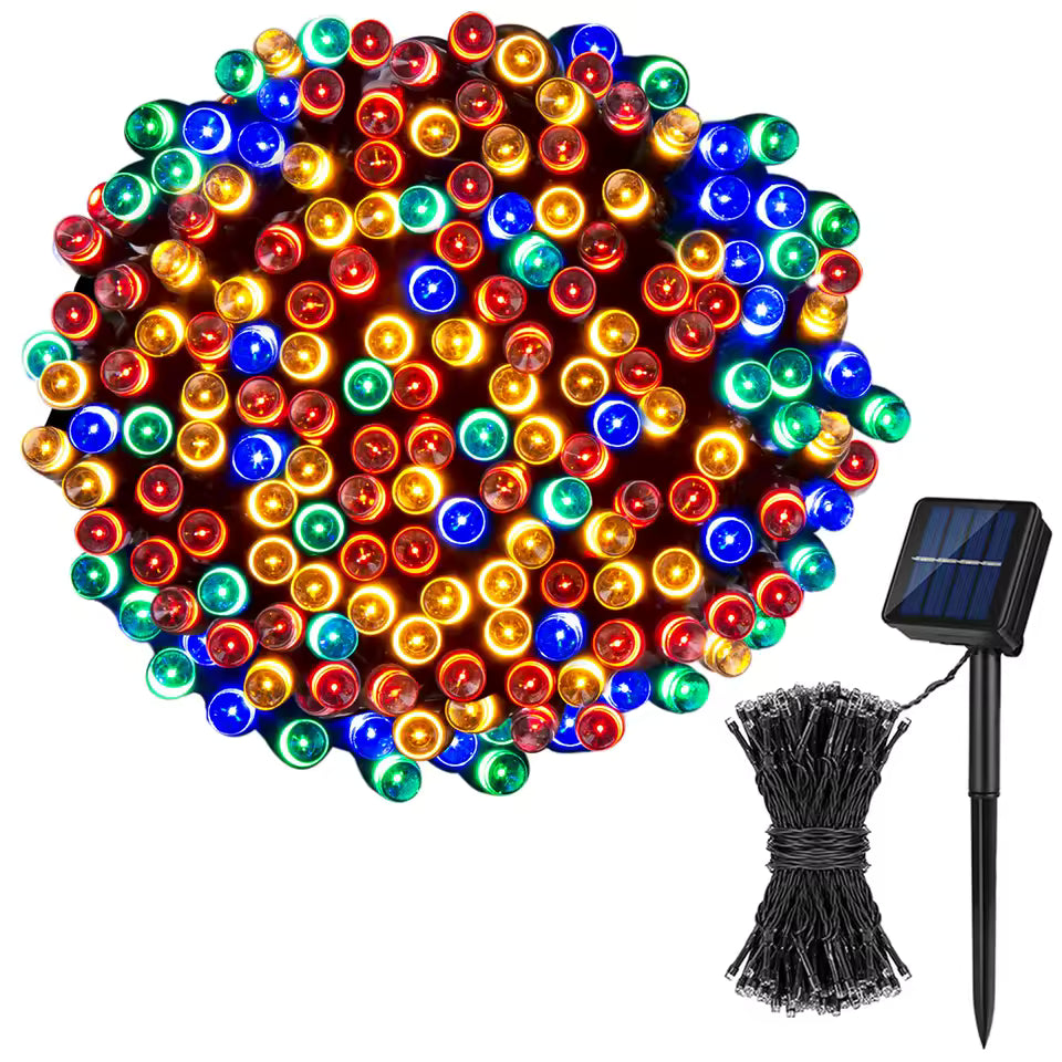 Guirnalda Solar 20 Metros – 170 LED (Promo 2×1 = 40M y 340LED en TOTAL 🤯)
