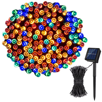 Guirnalda Solar 20 Metros – 170 LED (Promo 2×1 = 40M y 340LED en TOTAL 🤯)