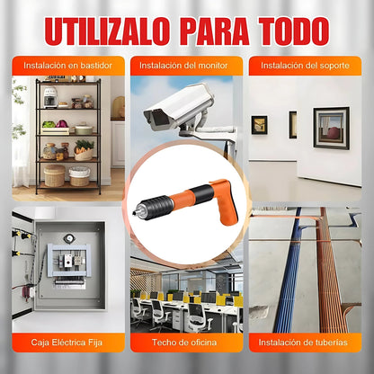 Pistola Fijadora de Clavos Portátil (Kit Protector y 20 Clavos Gratis🎁)