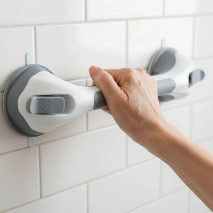 Barra de Apoyo para Ducha SecureGrip™ | Seguridad Antideslizante sin Taladro