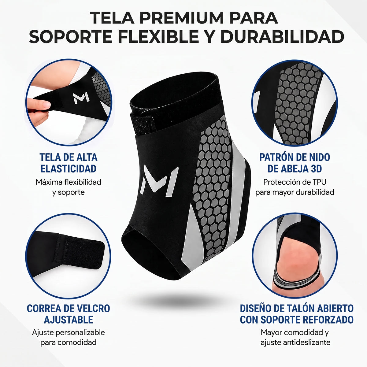 MaxionPro™ - Pack Tobillera Premium con Compresión Terapéutica