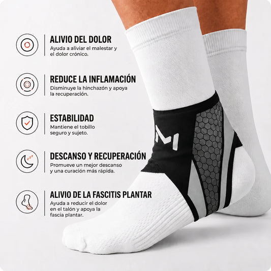 MaxionPro™ - Pack Tobillera Premium con Compresión Terapéutica